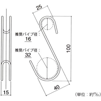 横ブレ安定S字フック ハイロジック