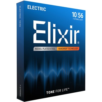 エレキギター弦 7弦 ライト NANOWEB Elixir(エリクサー)