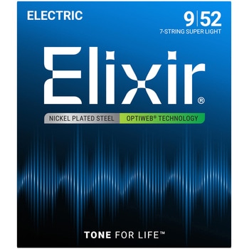 エレキギター弦 7弦 スーパーライト OPTIWEB Elixir(エリクサー)