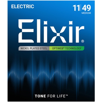 エレキギター弦 ミディアム OPTIWEB Elixir(エリクサー)