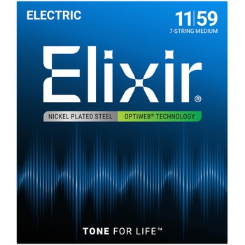 エレキギター弦 7弦 ミディアム OPTIWEB Elixir(エリクサー)