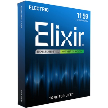 エレキギター弦 7弦 ミディアム OPTIWEB Elixir(エリクサー)