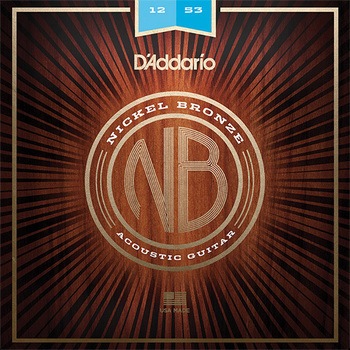 アコ弦NB1253 Ni-Bronze/Light 012-053 D'Addario