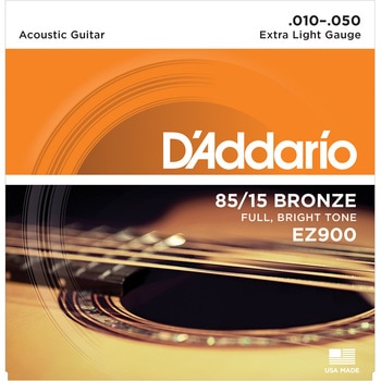 アコ弦EZ900  85/15 Ex.Light 010-050 D'Addario