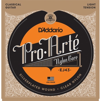 クラシック弦EJ43  Silver/Clear/Light D'Addario