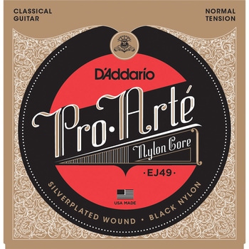 クラシック弦EJ49  Silver/Black/Normal D'Addario