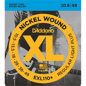 エレキギター弦 EXL110+  R.Light Plus 0105-048 - D'Addario