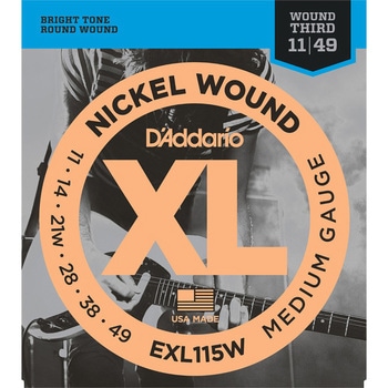 エレキギター弦 EXL115W Blues/JazzRock 011-049 D'Addario