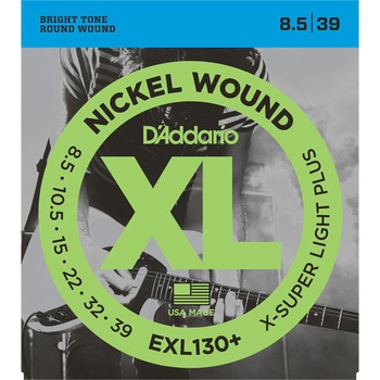 エレキギター弦 EXL130+  Ex-S.Light+ 0085-039 D'Addario