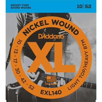 エレキギター弦 EXL140  L.Top/H.Btm 010-052 D'Addario