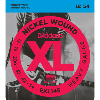 エレキギター弦 EXL145   Heavy  012-054 D'Addario