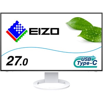 EV2781-WT 27.0型液晶モニター FlexScan EV2781 (WQHD/USB Type-C， HDMI， DP/5年保証) EIZO  スピーカー(音声)1.0 W + 1.0 W パネル駆動方式IPS ホワイト - 【通販モノタロウ】