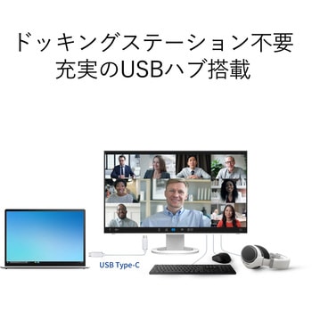 27.0型液晶モニター FlexScan EV2795 (WQHD/USB Type-C， HDMI， DP/5年保証) EIZO