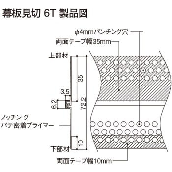幕板見切6T フクビ化学