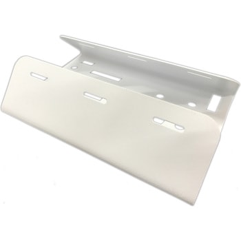 監視・ドームカメラポールマウントブラケット固定スタンド取り付け金具210x147mm【白】 bitstrong