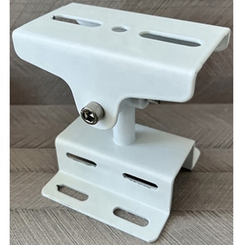 監視・CCTVカメラポールマウントブラケット固定スタンド取り付け金具86x75x85mm【白】 bitstrong