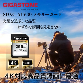 UHS-1，U3，C10 SDXCカード Gigastone