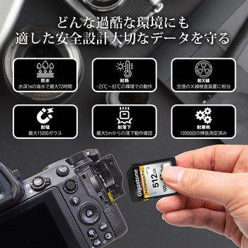 UHS-1，U3，C10 SDXCカード Gigastone