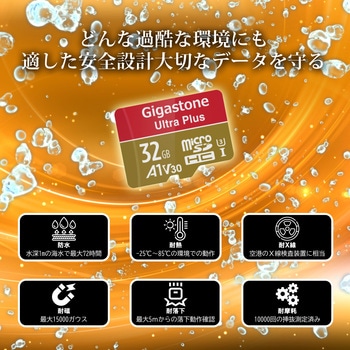 A1V30クラス Nintendo Switch確認済マイクロSDカード 2枚セット Gigastone