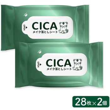 CICA メイク落としシート28枚×2 LEC(レック)