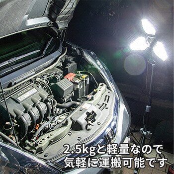 NN07 スタイリッシュLED投光器(三脚付)+150Whポータブル電源