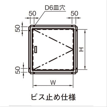 SUSメーター点検口 ビス止め仕様 ACE(エース/モリギン)