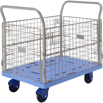 ゴールドキャリー 樹脂運搬車 金網式両袖ハンドル 東正車輛