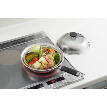 見える!フライパン用蒸し器 ヨシカワ