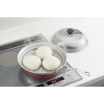 見える!フライパン用蒸し器 ヨシカワ