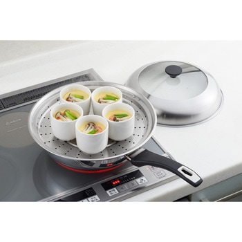 見える!フライパン用蒸し器 ヨシカワ