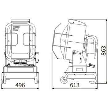 HR200A ジェットヒーター BRITE 1台 オリオン機械 【通販モノタロウ】