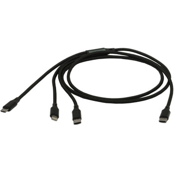 スマートフォン用USBケーブルType-C(2.0) 3in1 MicroUSB Type-B+USB Type-C+Lightning(1メートル) bitstrong