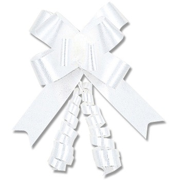 22mm巾 ホワイト リボンボウ 22mm幅 HEIKO 45014857