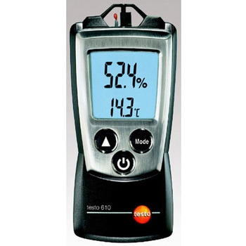 ポータブル温湿度計 英語版校正証明書付 testo(テストー)