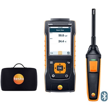 マルチ環境計測器 testo440 温湿度計セット 英語版校正証明書付 testo(テストー)