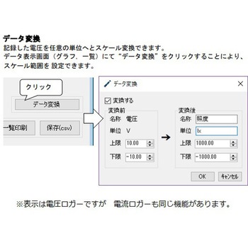 電圧ロガー JCSS校正証明書付 LS200シリーズ アズワン