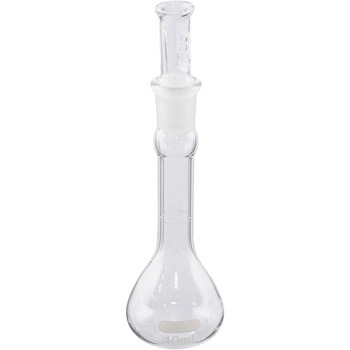 メスフラスコ CLassA 白 英語版校正証明書付 PYREX(パイレックス)
