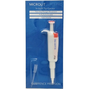 小型定量ピペット イジェクタ付き JCSS校正証明書付 LILPシリーズ MICROLIT