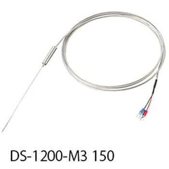 極細K熱電対 シース型 DS-1200-M3シリーズ 校正証明書付 アズワン