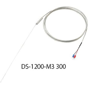 極細K熱電対 シース型 DS-1200-M3シリーズ 校正証明書付 アズワン