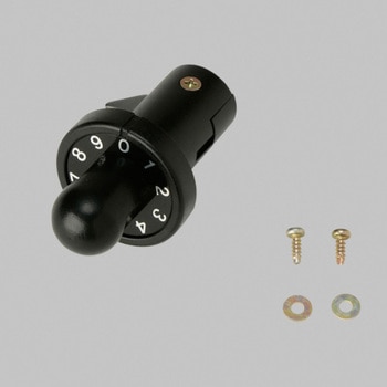 ダイヤル錠(FU4～11・FM1・2・PF1・2型) クロ TOEX(LIXIL)