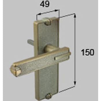 G8AAB0213 D型 錠外部化粧座ハンドルセット受側(両開き用) LIXIL