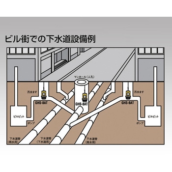 拡散式硫化水素測定器 試験成績書付 GHS-8ATシリーズ ガステック