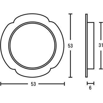 平面あじさい ツキエス