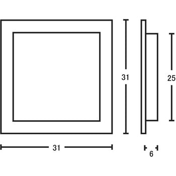 四方角 虫喰 ツキエス