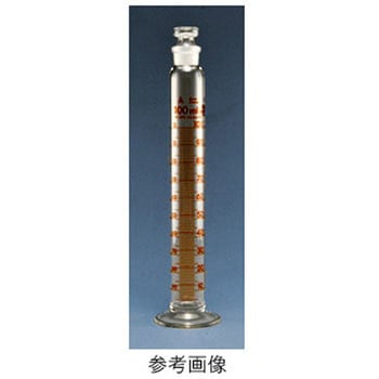 有栓メスシリンダー ニュースタンダード 校正証明書付 CYLWSシリーズ IWAKI(AGCテクノグラス)