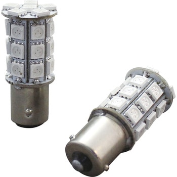 360°LED タイプⅡ S25 シングル アンバー ピン角違い150° DELTA(デルタ)