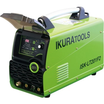 ☆美品☆ IKURA TOOLS イクラ 100V/200V兼用 DCパルスTIG溶接機 ISK-LT201F2 ライトティグ フルデジタル制御 直流 育良 接着 補修 61524