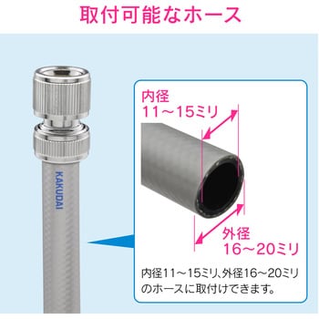 GA-QA033 ガオナ ネジ口金とホーセンドのセット 大きめの蛇口用