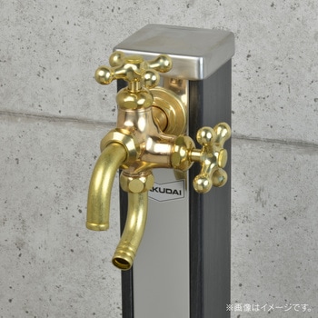 ガオナ 万能ホーム双口水栓 おしゃれ (ホース取付 一般地・寒冷地用) GAONA(ガオナ)
